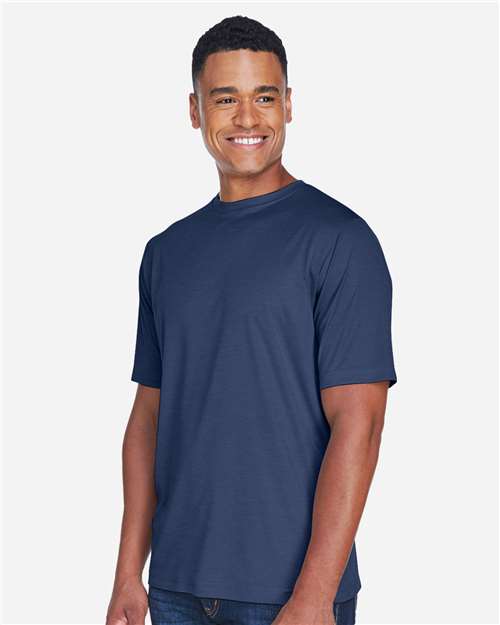 Team 365 Men's Sonic Heather Performance T-Shirt - TT11H Sport Dark Navy Heather