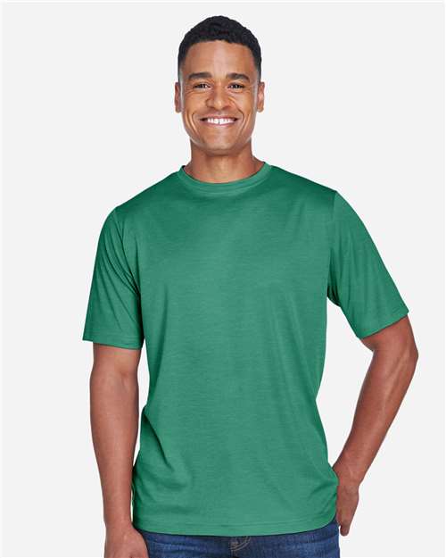 Team 365 Men's Sonic Heather Performance T-Shirt - TT11H Sport Forest Heather