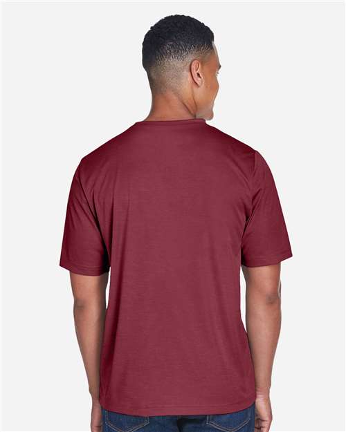 Team 365 Men's Sonic Heather Performance T-Shirt - TT11H Sport Maroon Heather