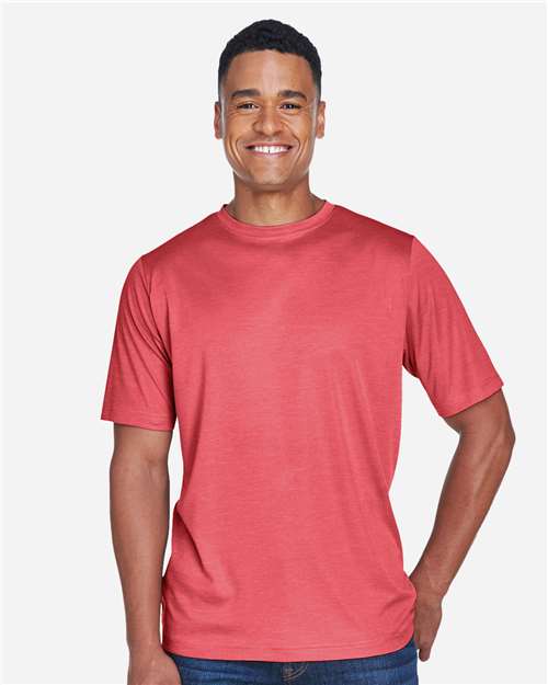 Team 365 Men's Sonic Heather Performance T-Shirt - TT11H Sport Red Heather