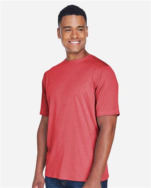 Team 365 Men's Sonic Heather Performance T-Shirt - TT11H Sport Red Heather