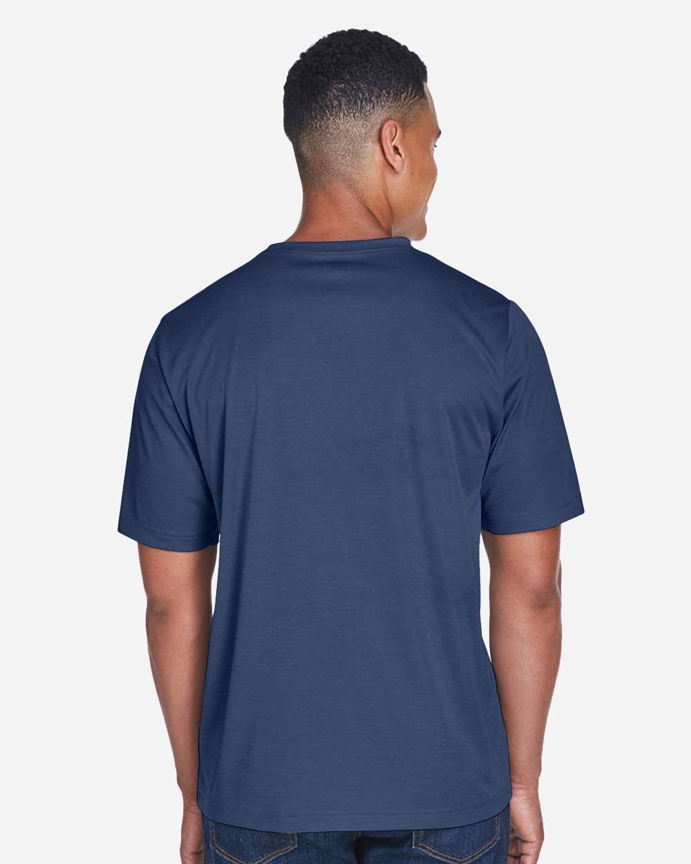 Team 365 Men's Sonic Heather Performance T-Shirt - TT11H Sport Dark Navy Heather