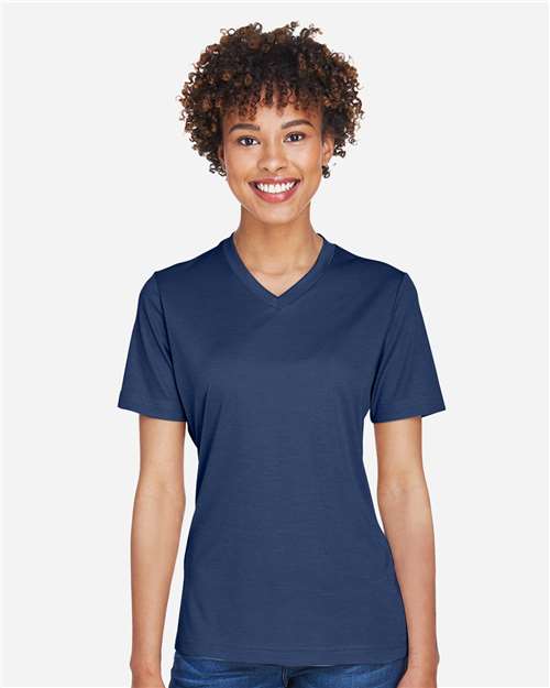 Team 365 Women's Sonic Heather Performance T-Shirt - TT11HW Sport Dark Navy Heather