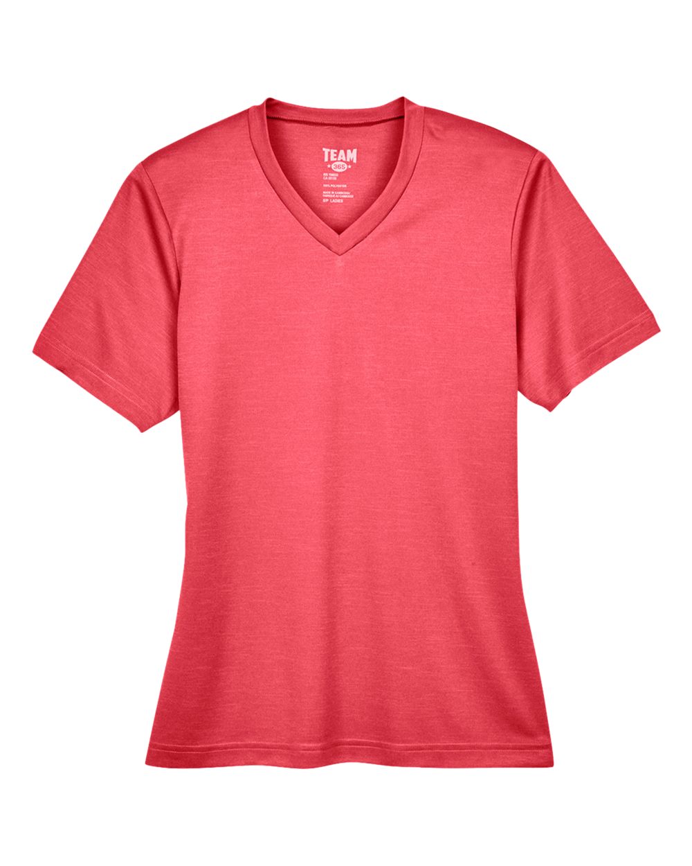 Team 365 Women's Sonic Heather Performance T-Shirt - TT11HW Sport Red Heather