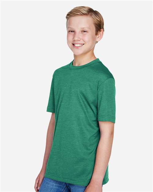Team 365 Youth Sonic Heather Performance T-Shirt - TT11HY Sport Forest Heather