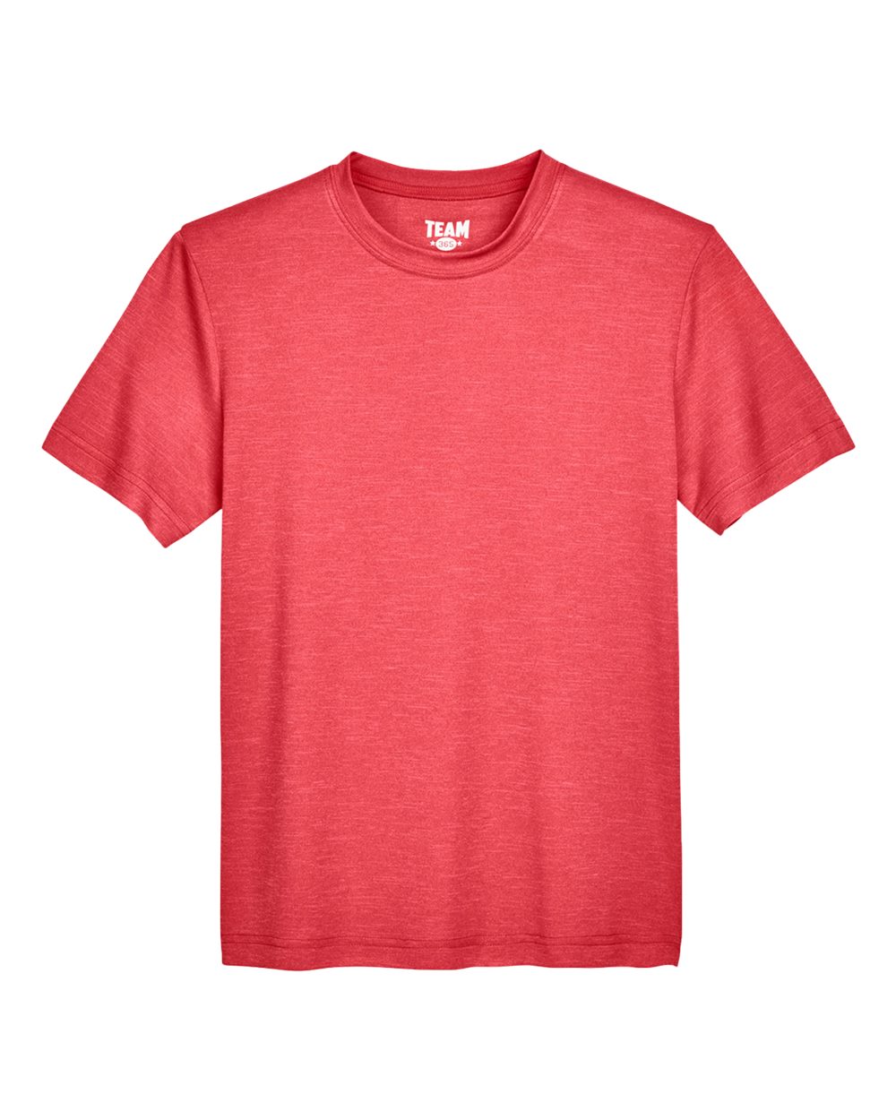 Team 365 Youth Sonic Heather Performance T-Shirt - TT11HY Sport Red Heather