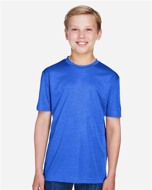 Team 365 Youth Sonic Heather Performance T-Shirt - TT11HY Sport Royal Heather