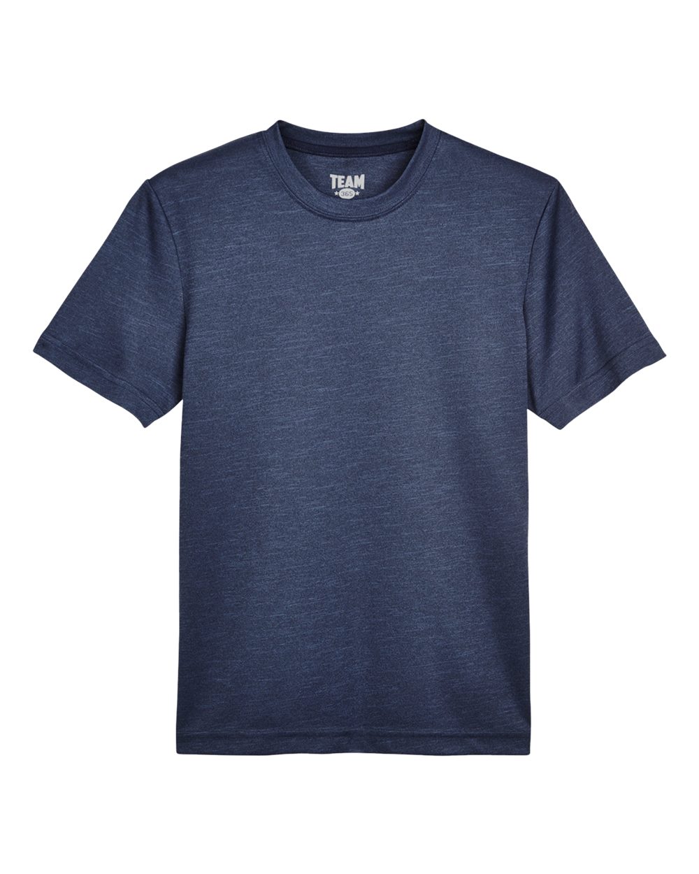 Team 365 Youth Sonic Heather Performance T-Shirt - TT11HY Sport Dark Navy Heather