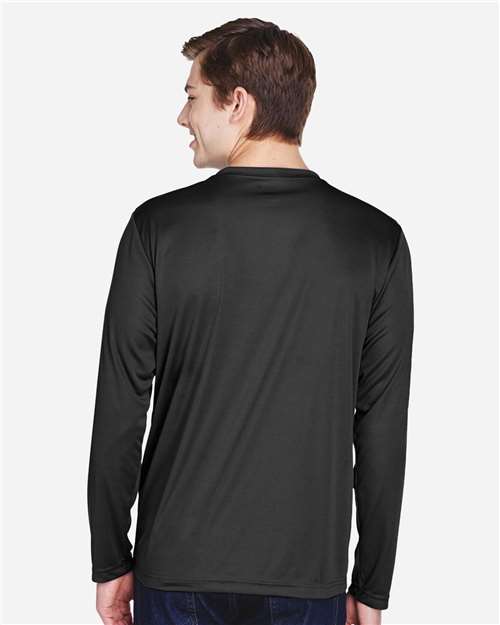 Team 365 Men's Zone Performance Long Sleeve T-Shirt - TT11L Black