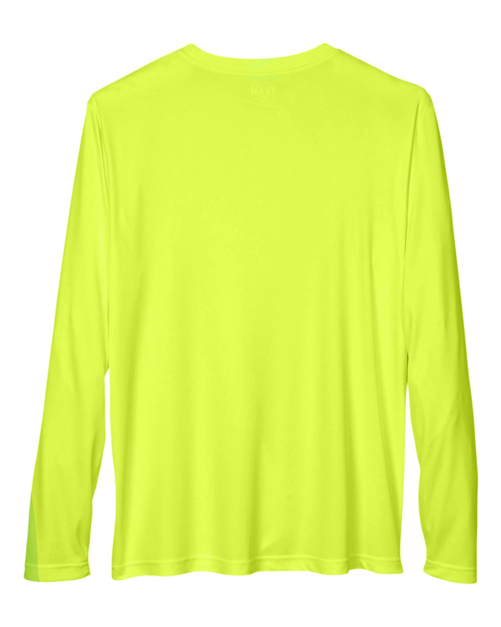 Team 365 Men's Zone Performance Long Sleeve T-Shirt - TT11L Safety Yellow