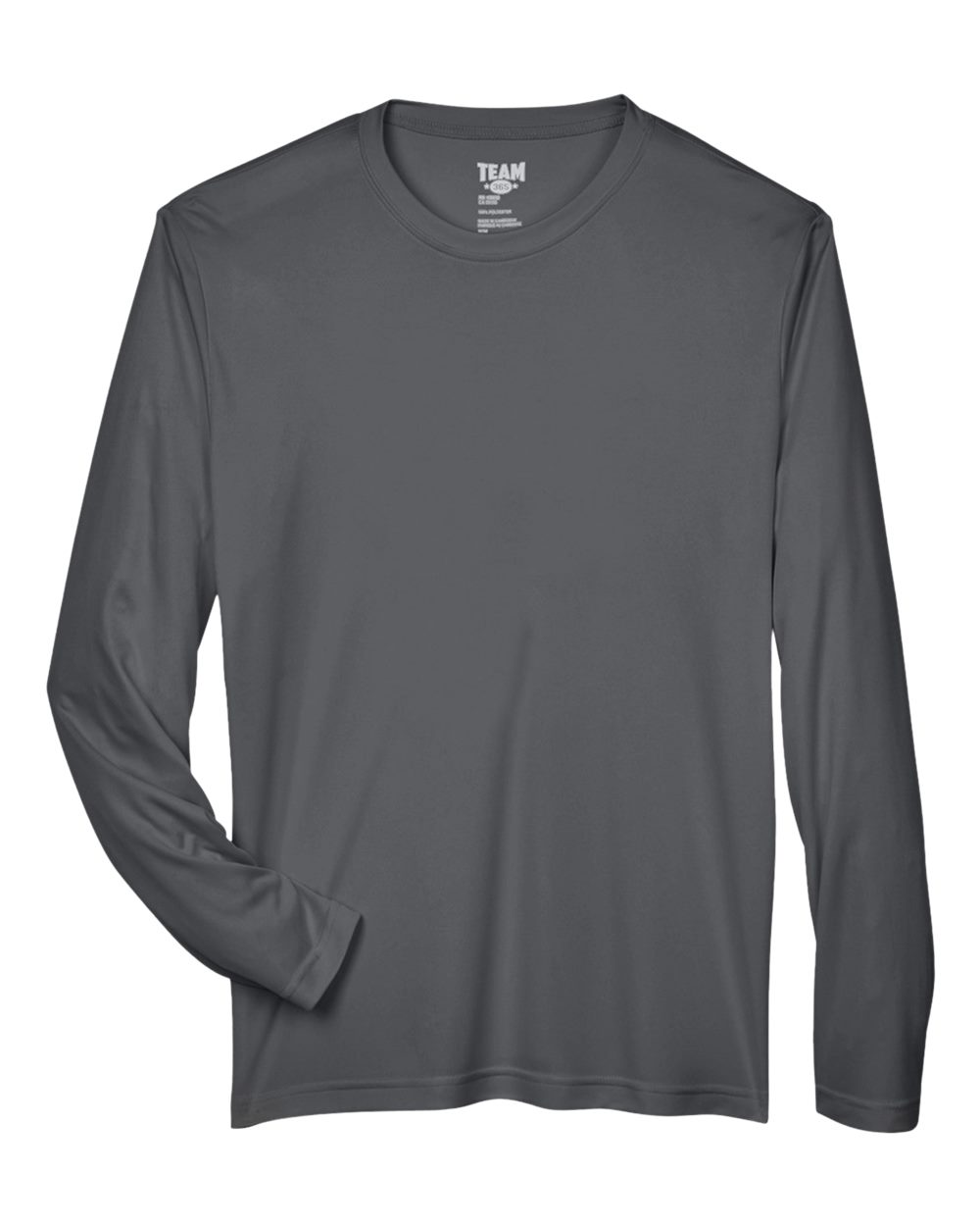 Team 365 Men's Zone Performance Long Sleeve T-Shirt - TT11L Sport Graphite
