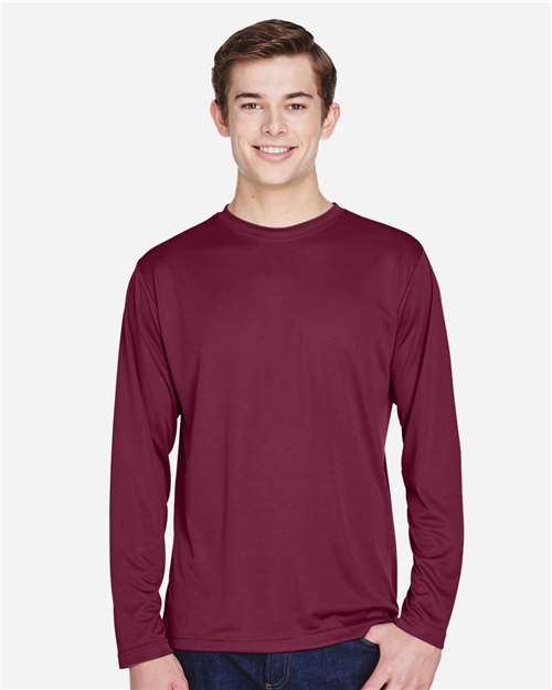 Team 365 Men's Zone Performance Long Sleeve T-Shirt - TT11L Sport Maroon