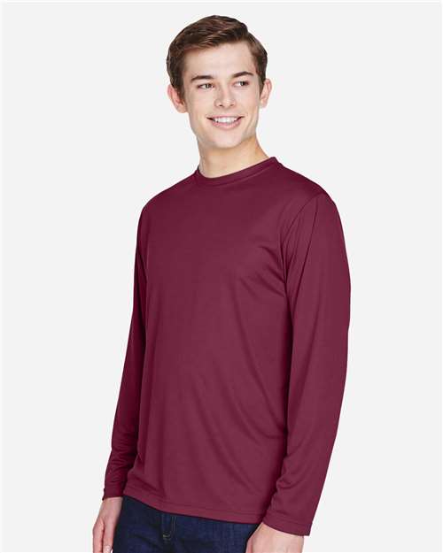 Team 365 Men's Zone Performance Long Sleeve T-Shirt - TT11L Sport Maroon