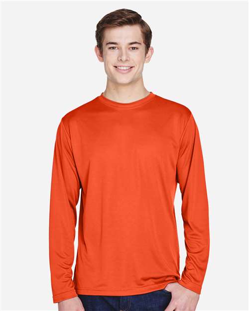 Team 365 Men's Zone Performance Long Sleeve T-Shirt - TT11L Sport Orange