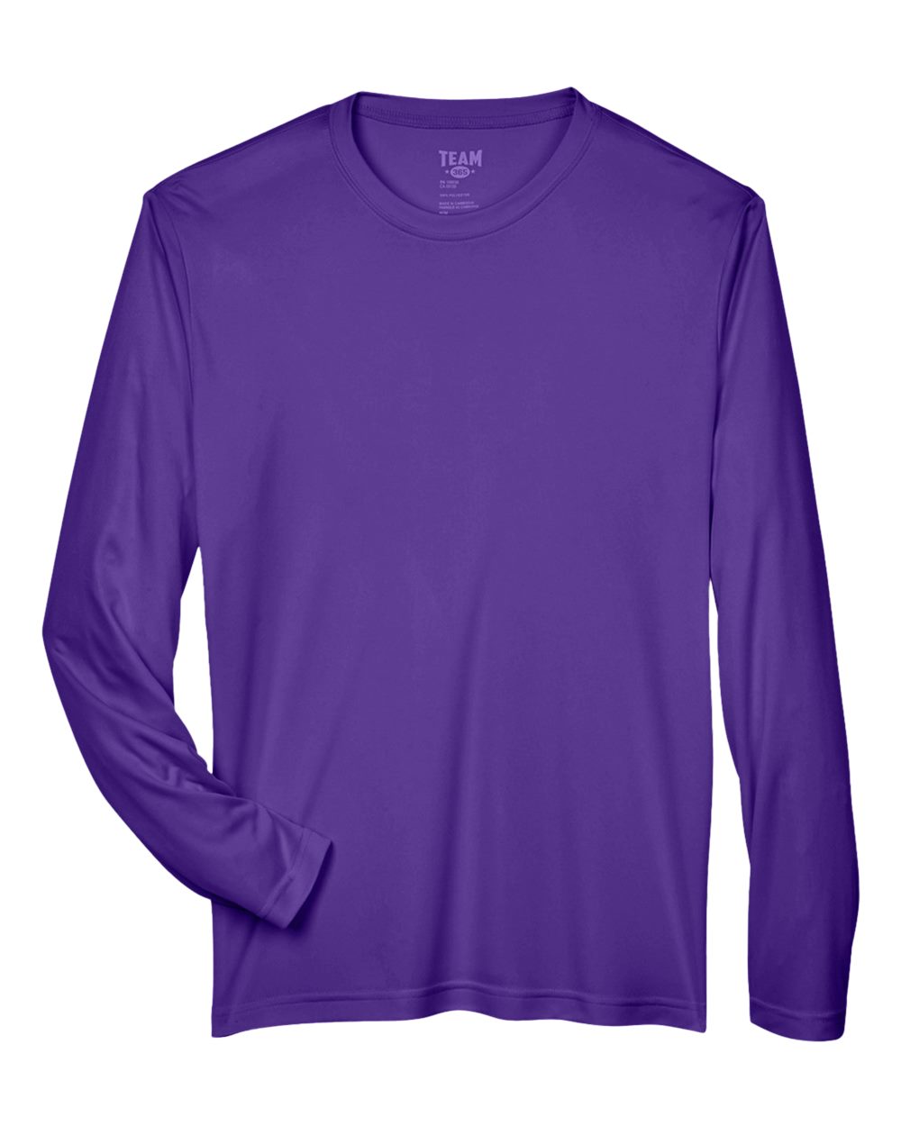 Team 365 Men's Zone Performance Long Sleeve T-Shirt - TT11L Sport Purple