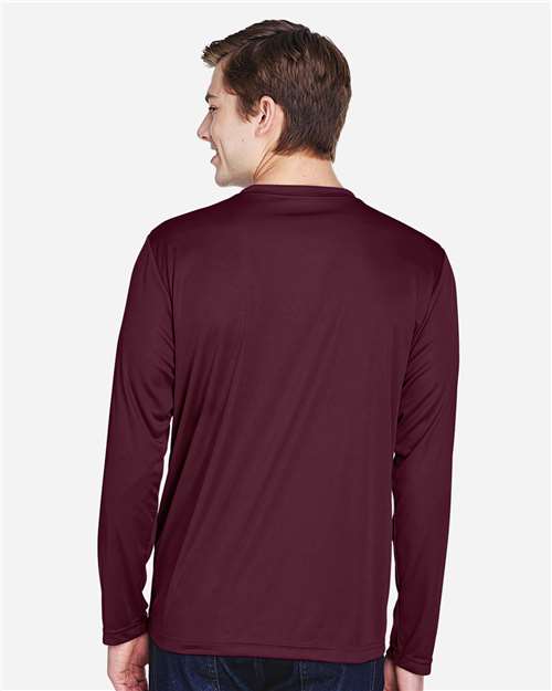 Team 365 Men's Zone Performance Long Sleeve T-Shirt - TT11L Sport Dark Maroon