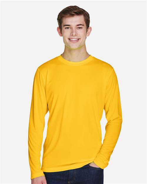 Team 365 Men's Zone Performance Long Sleeve T-Shirt - TT11L Sport Athletic Gold