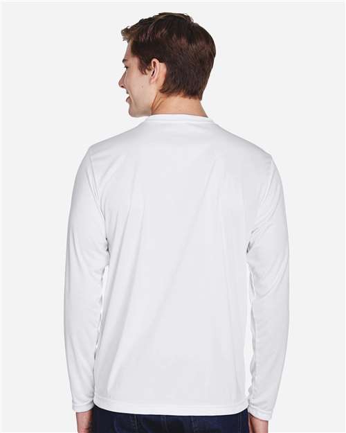 Team 365 Men's Zone Performance Long Sleeve T-Shirt - TT11L White