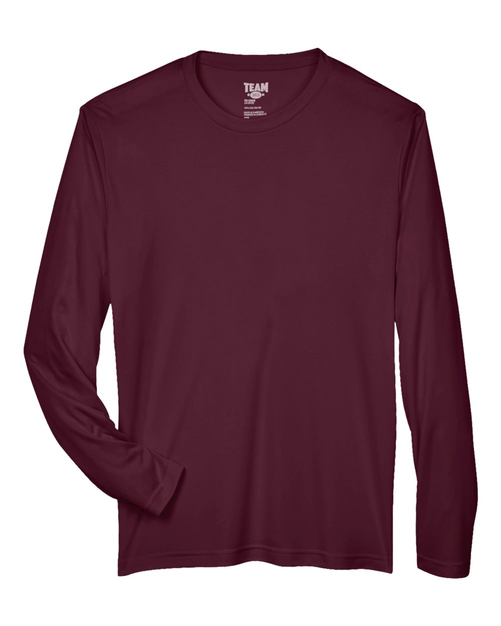 Team 365 Men's Zone Performance Long Sleeve T-Shirt - TT11L Sport Dark Maroon