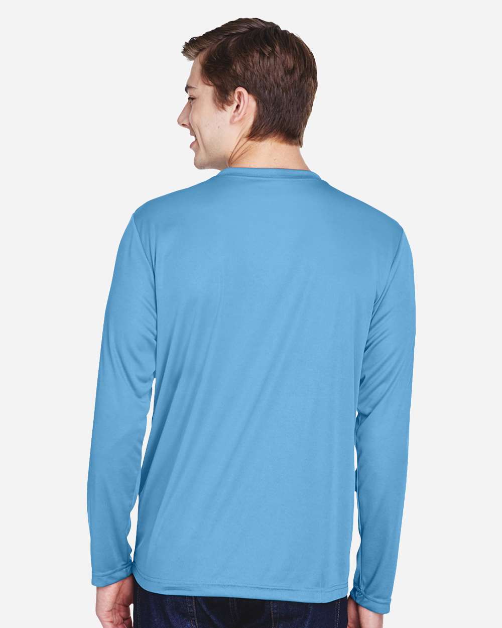 Team 365 Men's Zone Performance Long Sleeve T-Shirt - TT11L Sport Light Blue