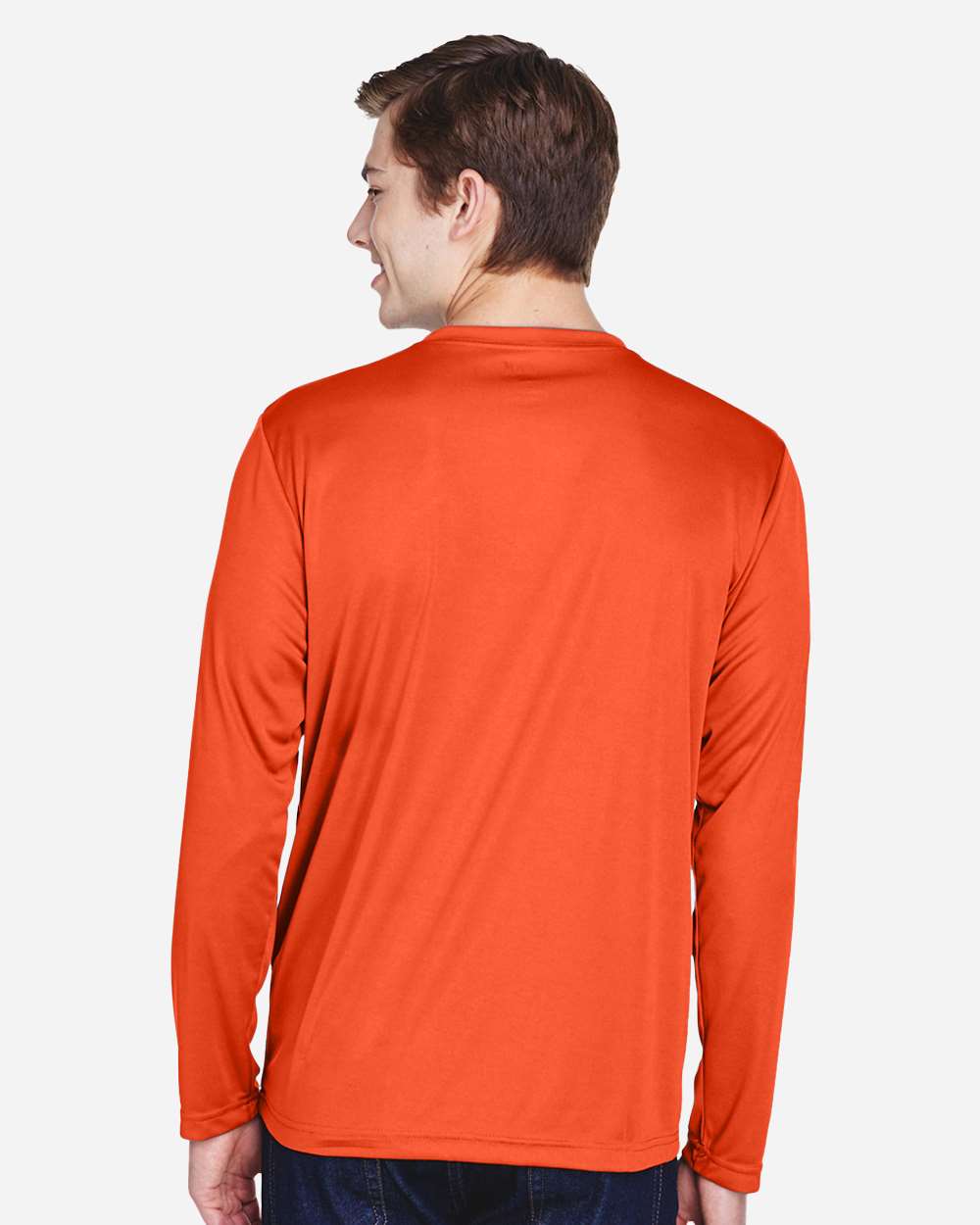 Team 365 Men's Zone Performance Long Sleeve T-Shirt - TT11L Sport Orange