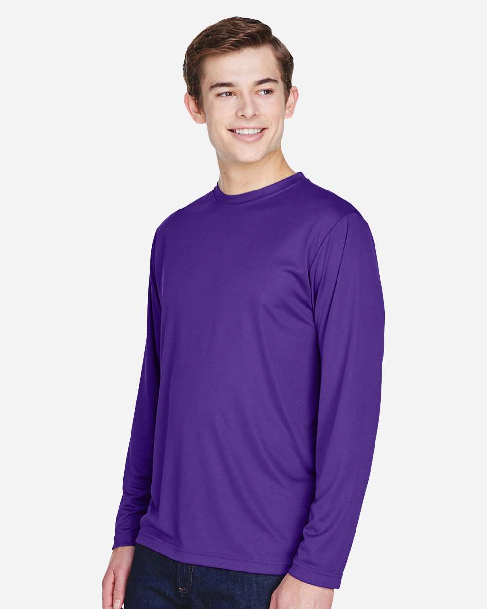 Team 365 Men's Zone Performance Long Sleeve T-Shirt - TT11L Sport Purple
