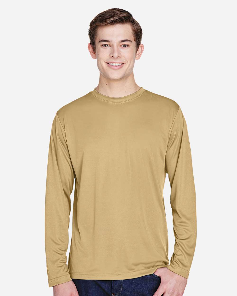 Team 365 Men's Zone Performance Long Sleeve T-Shirt - TT11L Sport Vegas Gold