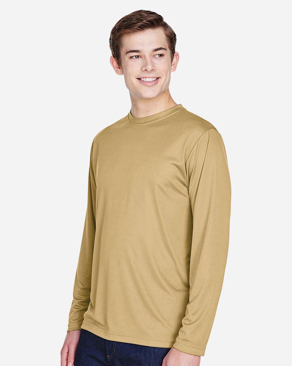 Team 365 Men's Zone Performance Long Sleeve T-Shirt - TT11L Sport Vegas Gold
