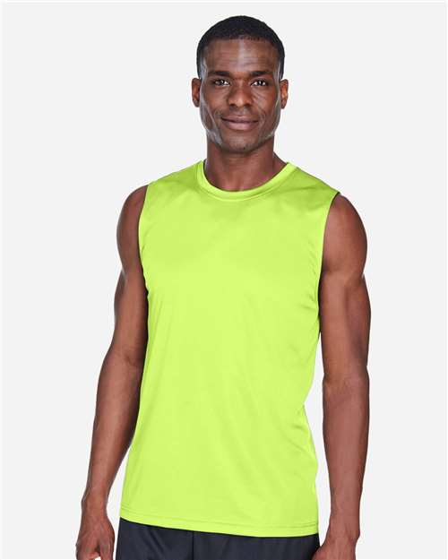 Team 365 Men's Zone Performance Muscle T-Shirt - TT11M Safety Yellow