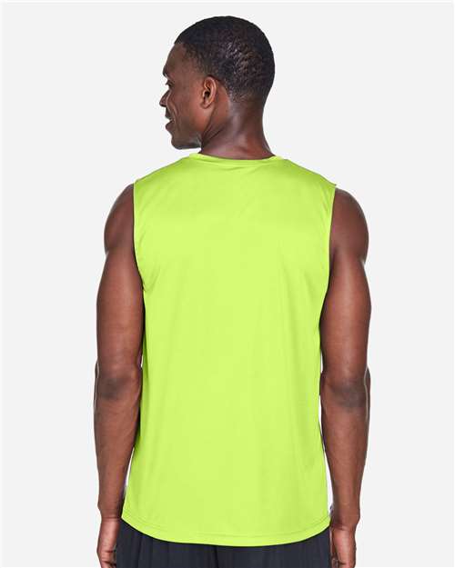 Team 365 Men's Zone Performance Muscle T-Shirt - TT11M Safety Yellow