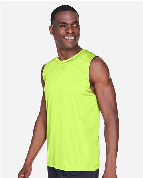 Team 365 Men's Zone Performance Muscle T-Shirt - TT11M Safety Yellow