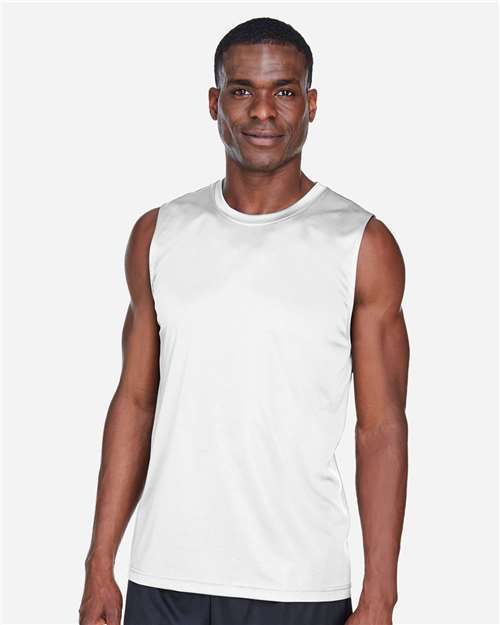 Team 365 Men's Zone Performance Muscle T-Shirt - TT11M White