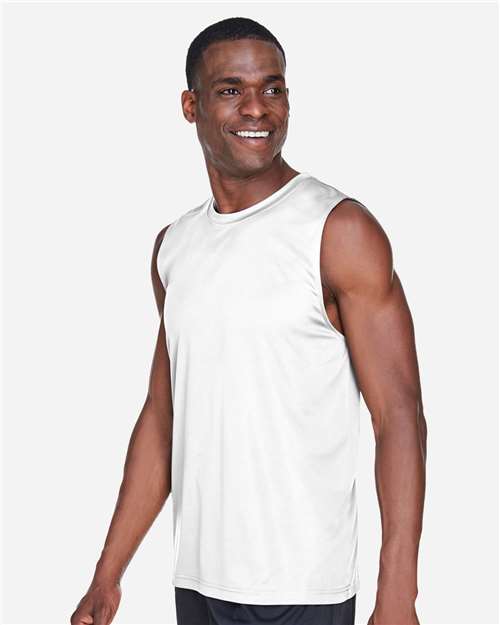 Team 365 Men's Zone Performance Muscle T-Shirt - TT11M White