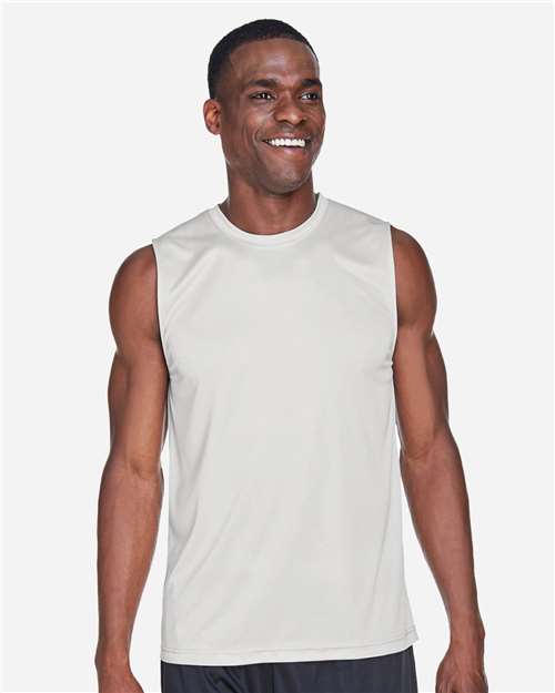 Team 365 Men's Zone Performance Muscle T-Shirt - TT11M Sport Silver