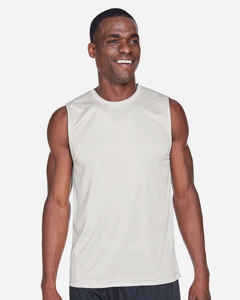 Team 365 Men's Zone Performance Muscle T-Shirt - TT11M Sport Silver