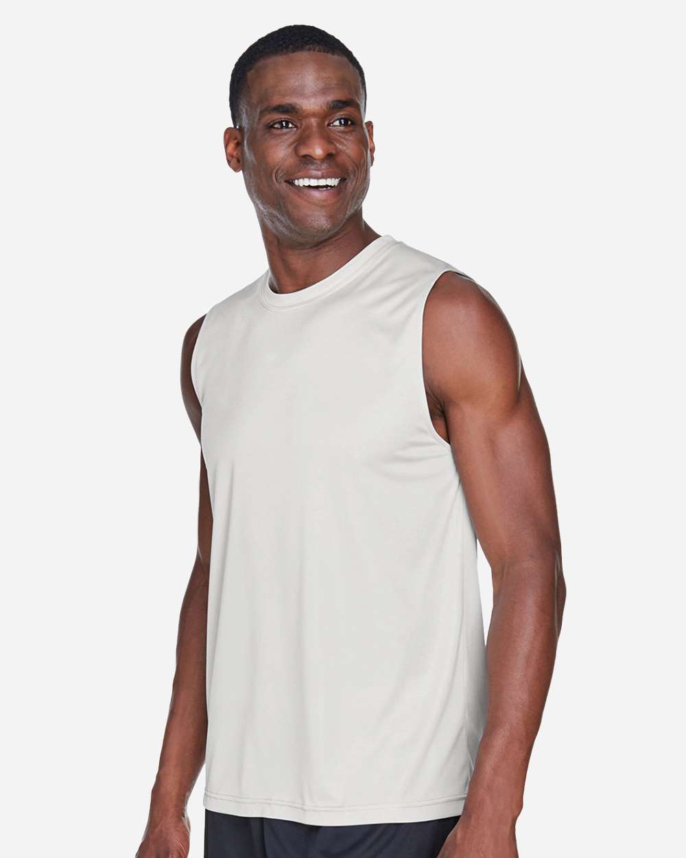 Team 365 Men's Zone Performance Muscle T-Shirt - TT11M Sport Silver