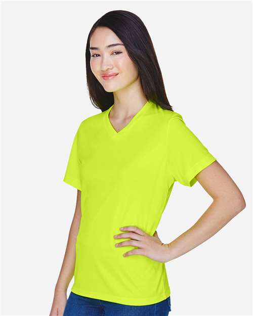 Team 365 Women's Zone Performance T-Shirt - TT11W Safety Yellow