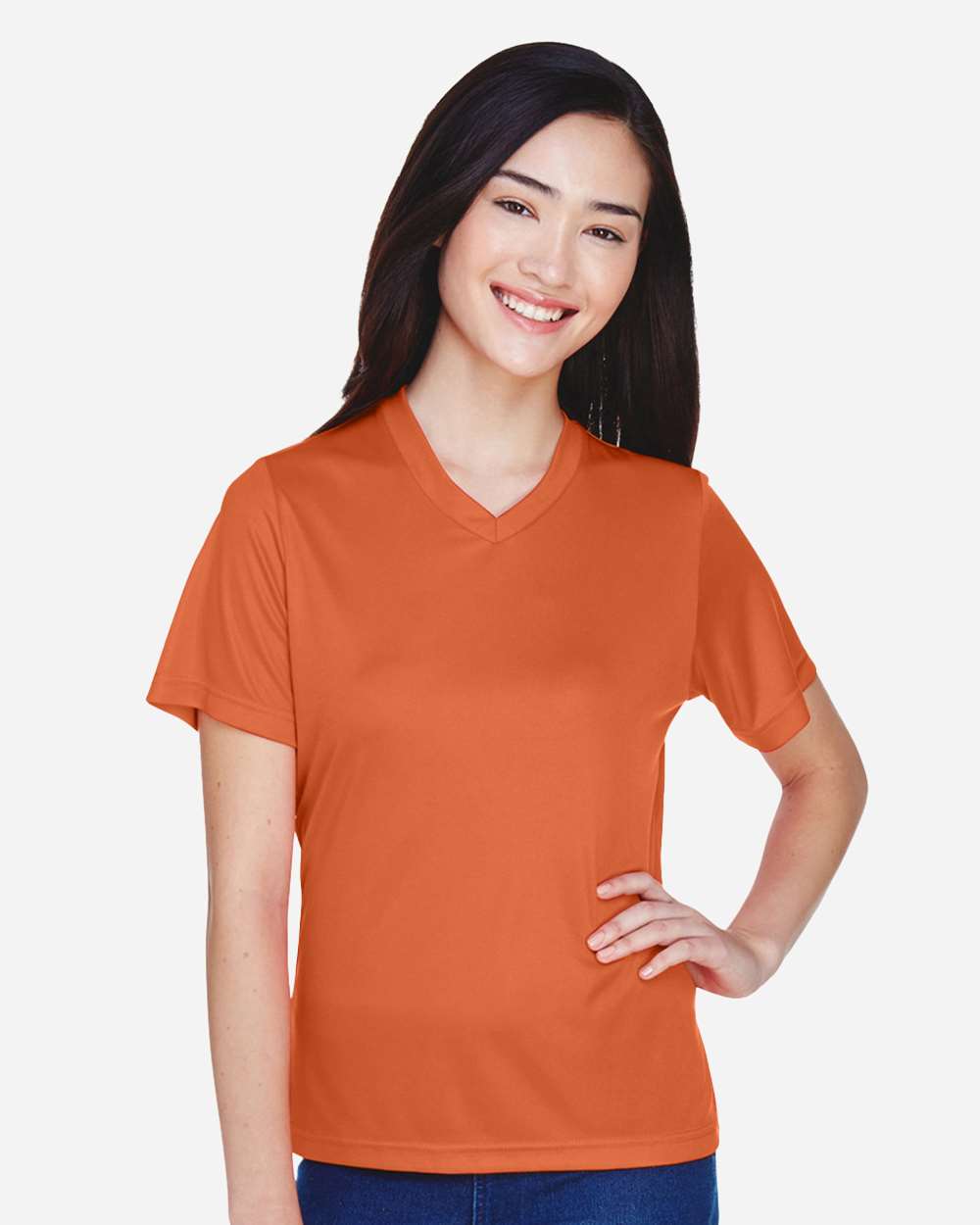 Team 365 Women's Zone Performance T-Shirt - TT11W Sport Burnt Orange