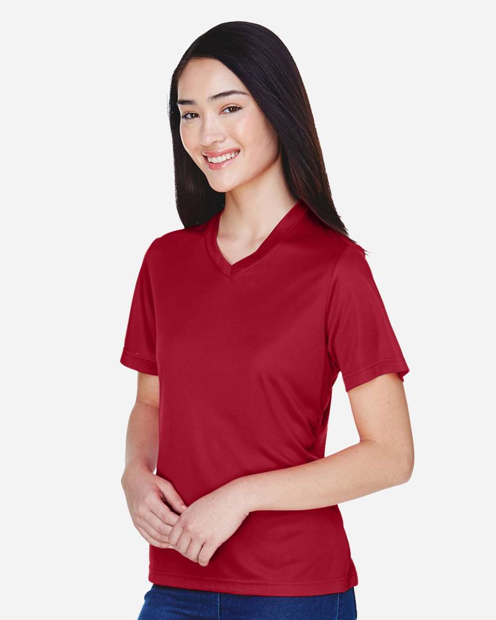 Team 365 Women's Zone Performance T-Shirt - TT11W Sport Scarlet Red