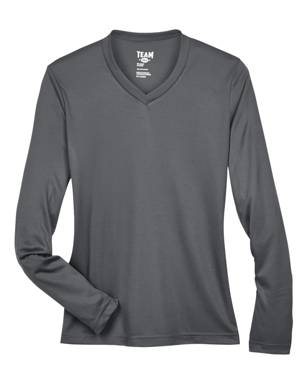 Team 365 Women's Zone Performance Long Sleeve T-Shirt - TT11WL Sport Graphite