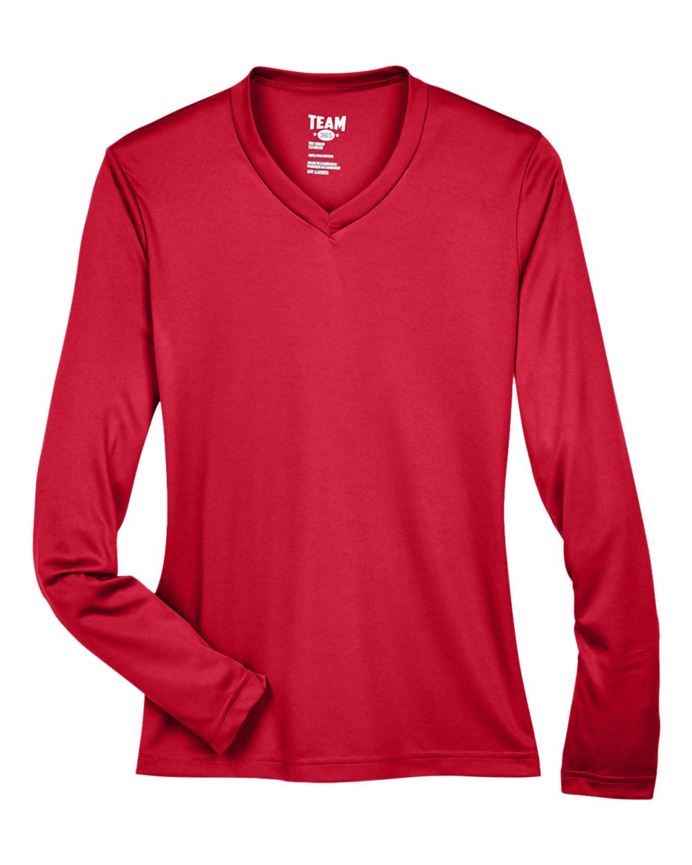 Team 365 Women's Zone Performance Long Sleeve T-Shirt - TT11WL Sport Red