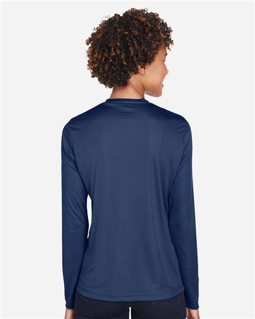 Team 365 Women's Zone Performance Long Sleeve T-Shirt - TT11WL Sport Dark Navy