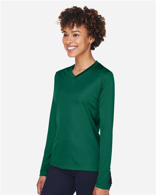 Team 365 Women's Zone Performance Long Sleeve T-Shirt - TT11WL Sport Forest