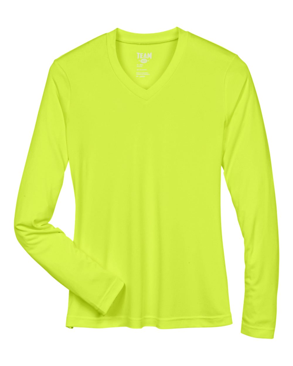 Team 365 Women's Zone Performance Long Sleeve T-Shirt - TT11WL Safety Yellow