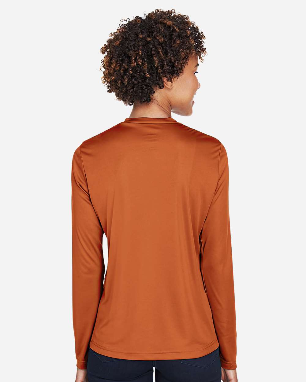 Team 365 Women's Zone Performance Long Sleeve T-Shirt - TT11WL Sport Burnt Orange