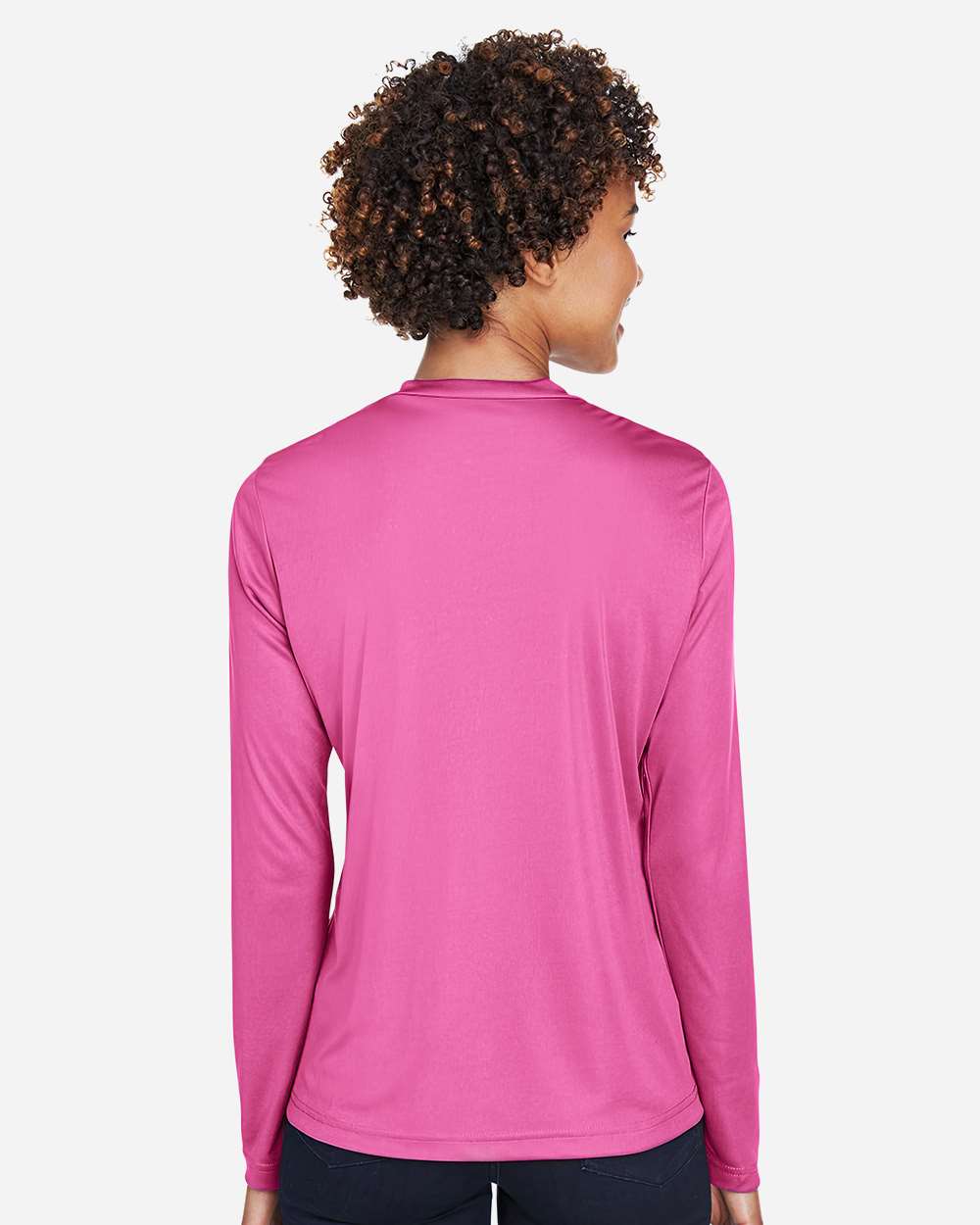 Team 365 Women's Zone Performance Long Sleeve T-Shirt - TT11WL Sport Charity Pink