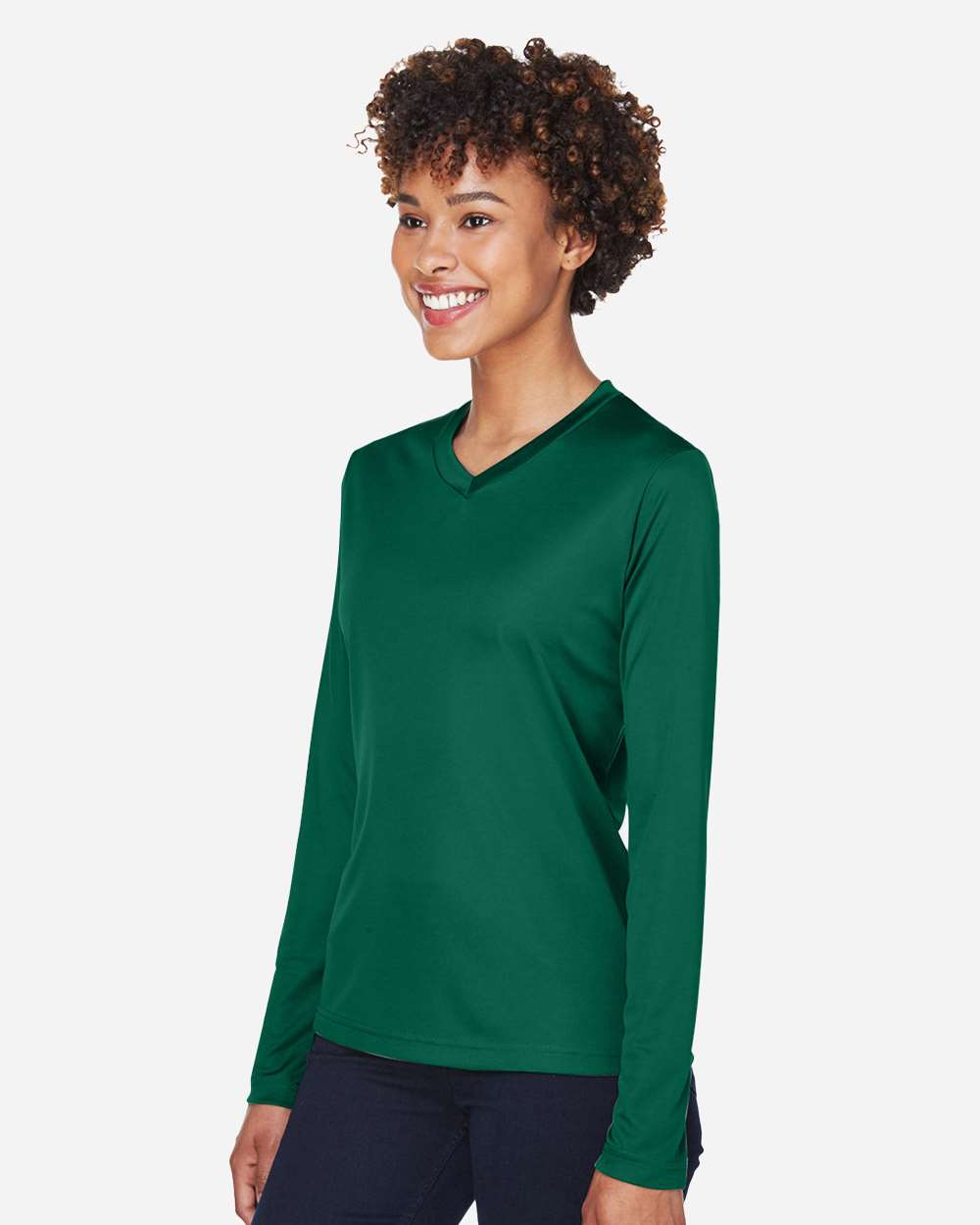 Team 365 Women's Zone Performance Long Sleeve T-Shirt - TT11WL Sport Forest