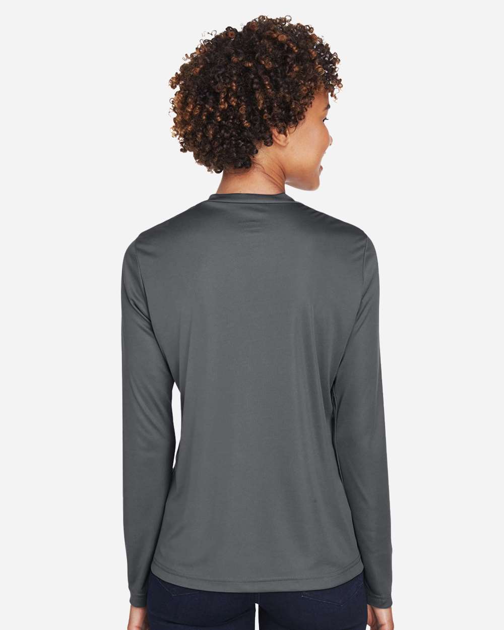 Team 365 Women's Zone Performance Long Sleeve T-Shirt - TT11WL Sport Graphite