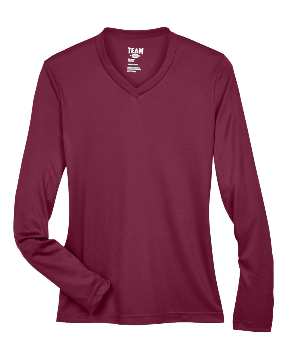 Team 365 Women's Zone Performance Long Sleeve T-Shirt - TT11WL Sport Maroon