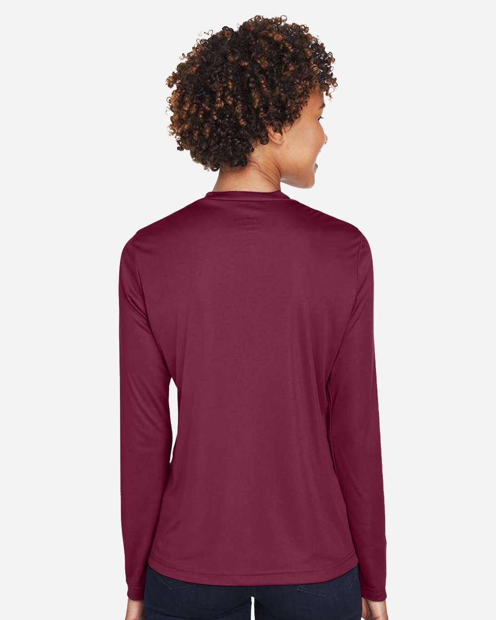 Team 365 Women's Zone Performance Long Sleeve T-Shirt - TT11WL Sport Maroon